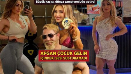Afgan çocuk gelin içindeki sesi susturamadı! Kaçışı dünya şampiyonluğu getirdi