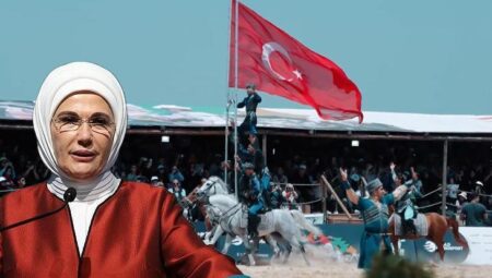 Emine Erdoğan’dan ‘Karabağ Atları’nın gösterisiyle ilgili paylaşım