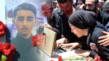 Fransa’da baltayla öldürülen Hasan’a Kahramanmaraş’ta acı veda