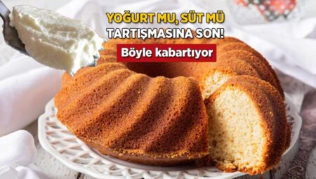 Yoğurt mu, süt mü kararsızlığına son! Kekin kabarması için kuralmış, içi yumuşacık oluyor
