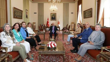 Meclis Başkanı Kurtulmuş, CHP’li Kaya ile UYGUN Partili Çömez’i kabul etti